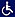 Icône accès handicapés