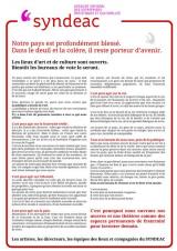 COMMUNIQUÉ DE PRESSE - 1ER DÉCEMBRE 2015