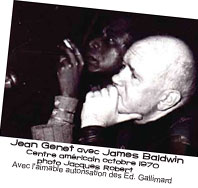 Jean Genet et James Baldwin